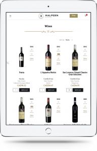 Halpernwine category page