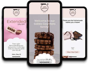 Sables Gourmets Klaviyo Emails